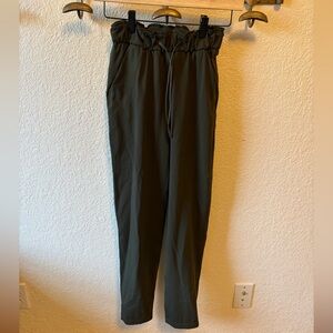 lululemon Olive Green on the fly pants